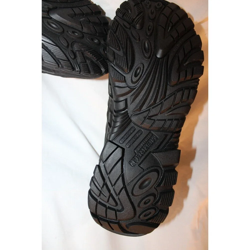 Merrell Men's Moab Velocity Mid Waterproof Tactical Boots NIB BLACK SZ 11.5